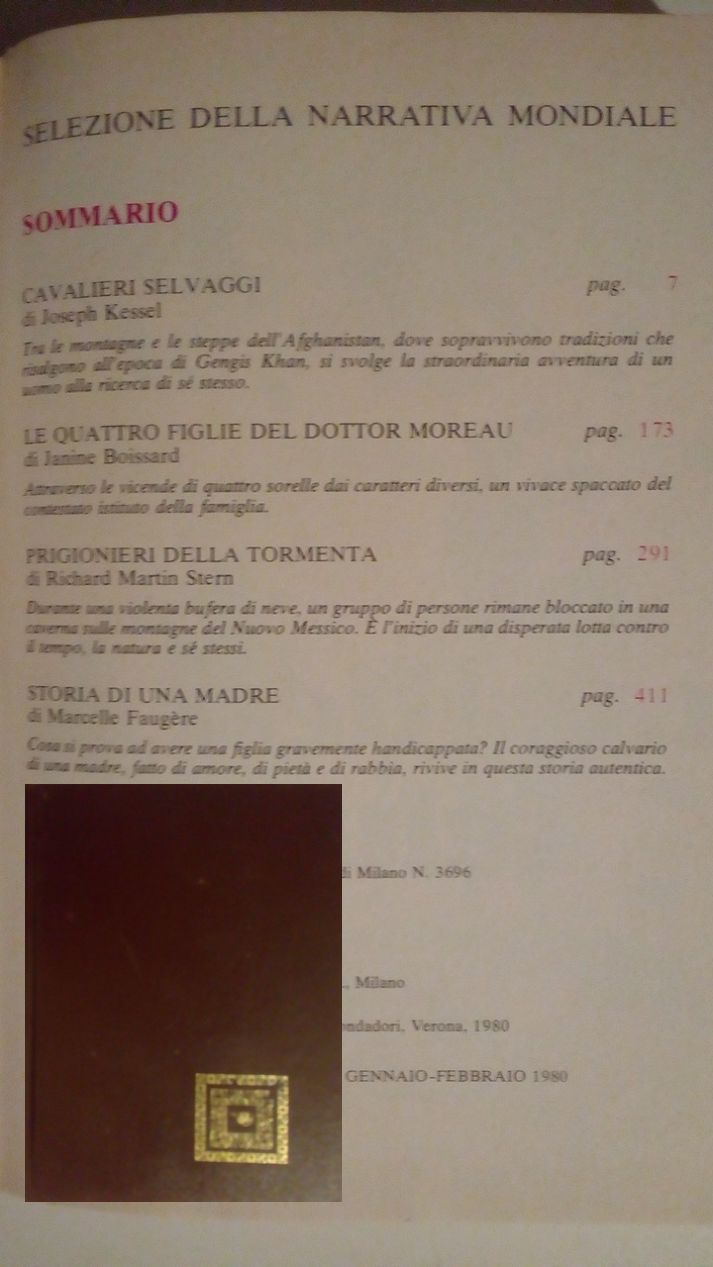 SELEZIONE DELLA NARRATIVA MONDIALE - ANNO VII, N. 9-10, SETTEMBRE-OTTOBRE 1979